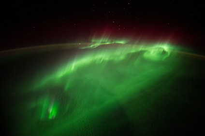 aurura australis ISS Nasa